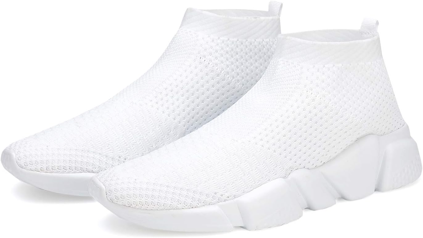 Womens Running Shoes Ladies Slip on Tennis Walking Sneakers Lightweight Breathable Comfort Work Gym Trainers Stylish Shoes