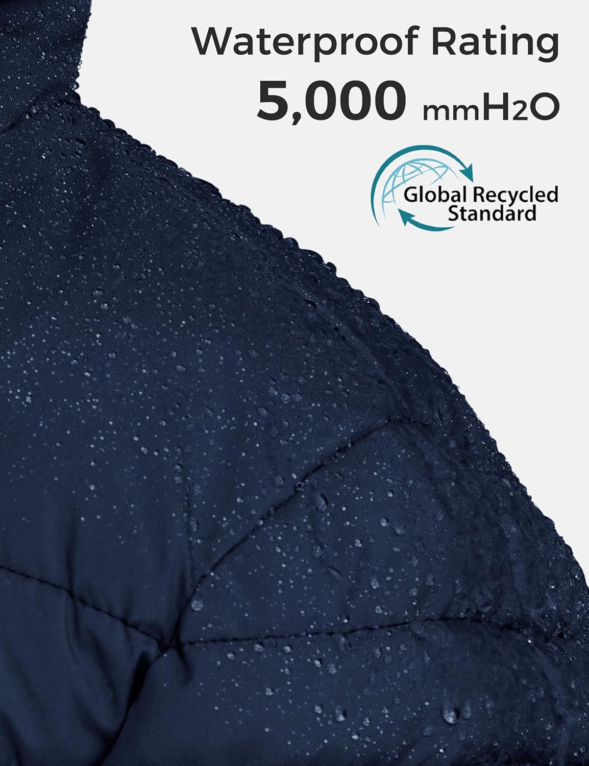 Girls' Long Winter Coat Waterproof Warm Puffer Jacket Hooded Parka | 5000Mm Waterproof, Hood with Removable Faux Fur, Machine Washable, Windproof, for Daily, Snow, School, Outdoor